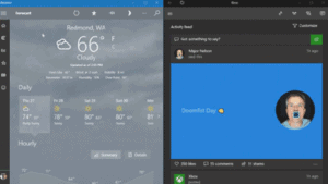 windows 10 app snap touch screen