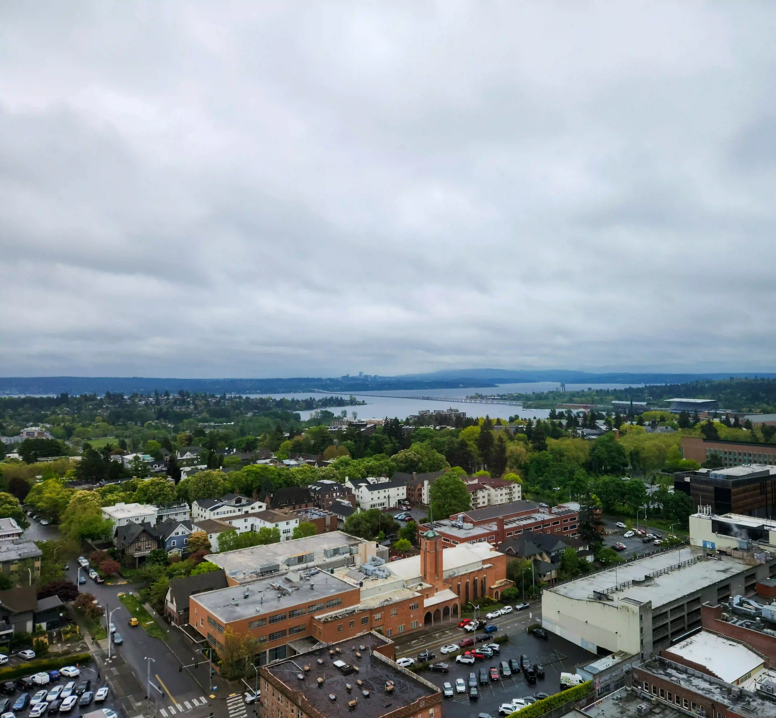 Eagle view of Bellingham, WA